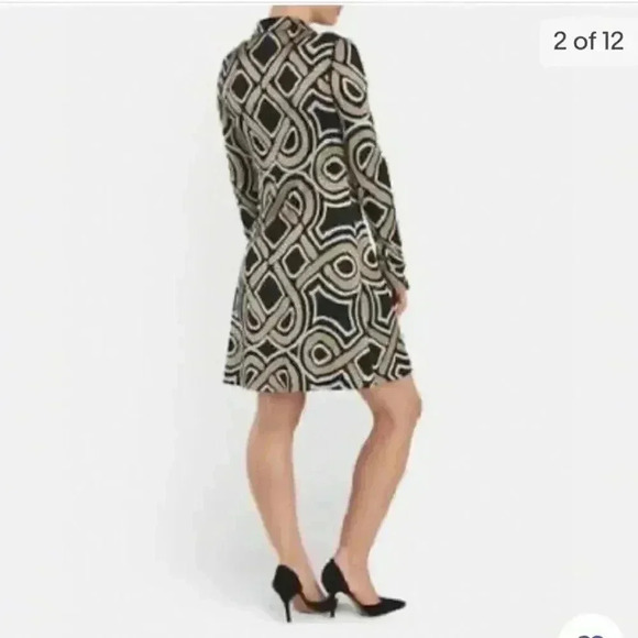 Diane Von Furstenberg Anna Love Knot Shirt Dress - Picture 2 of 6